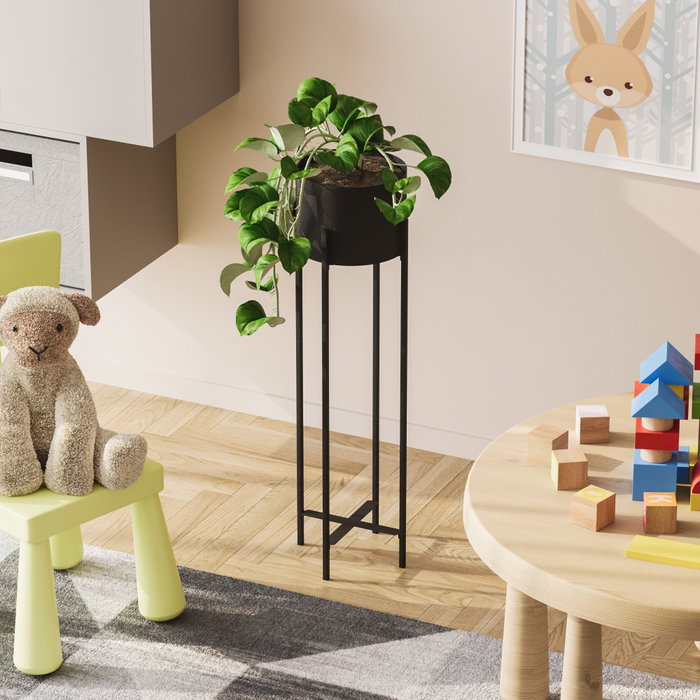 Aberto Design Maceta Decorativa GED-025 Negra